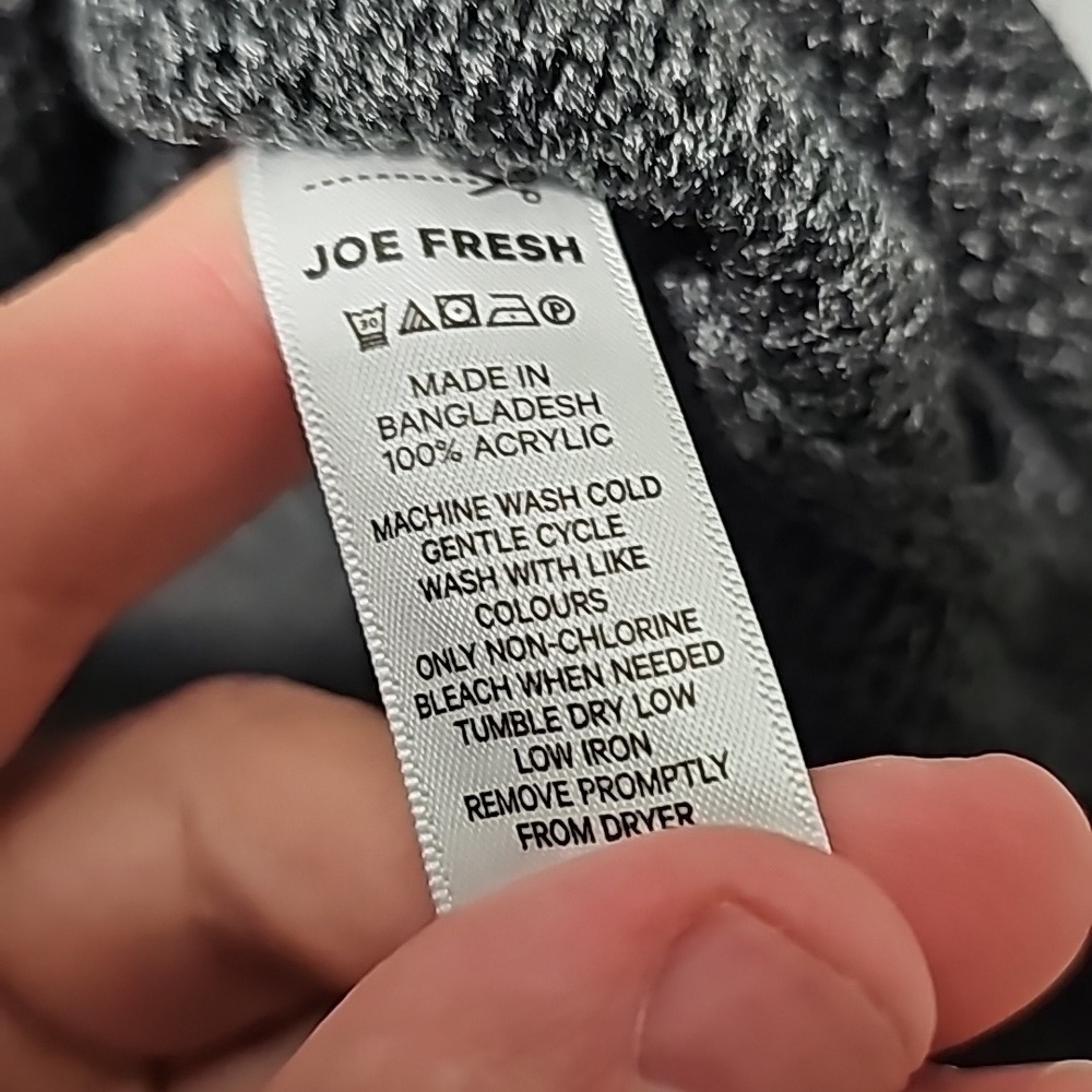 Joe Fresh small charcoal turtleneck sweater - Picture 7 of 7
